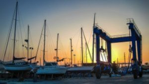 Gru per cantiere navale