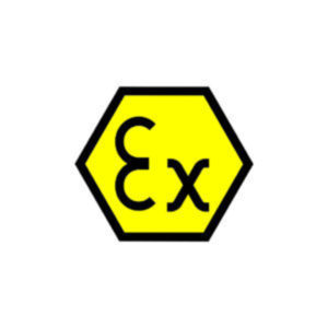 Logo atex certified explosion hazard zones